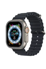 Uray store Apple Watch Ultra 49mm Alüminyum Kasa Cam Ekran Koruyucu - Gri - Görsel 2