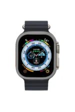 Uray store Apple Watch Ultra 49mm Alüminyum Kasa Cam Ekran Koruyucu - Gri - Görsel 3