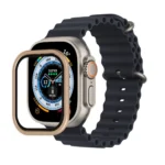 Uray store Apple Watch Ultra 49mm Alüminyum Kasa Cam Ekran Koruyucu - Yıldız Işığı