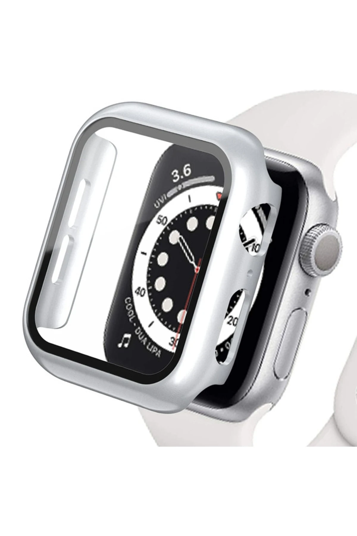 newface-apple-watch-ultra-49mm-camli-kasa-ekran-koruyucu-gumus-default Uray store Apple Watch Ultra 49mm Camlı Kasa Ekran Koruyucu - Gümüş - Görsel 1