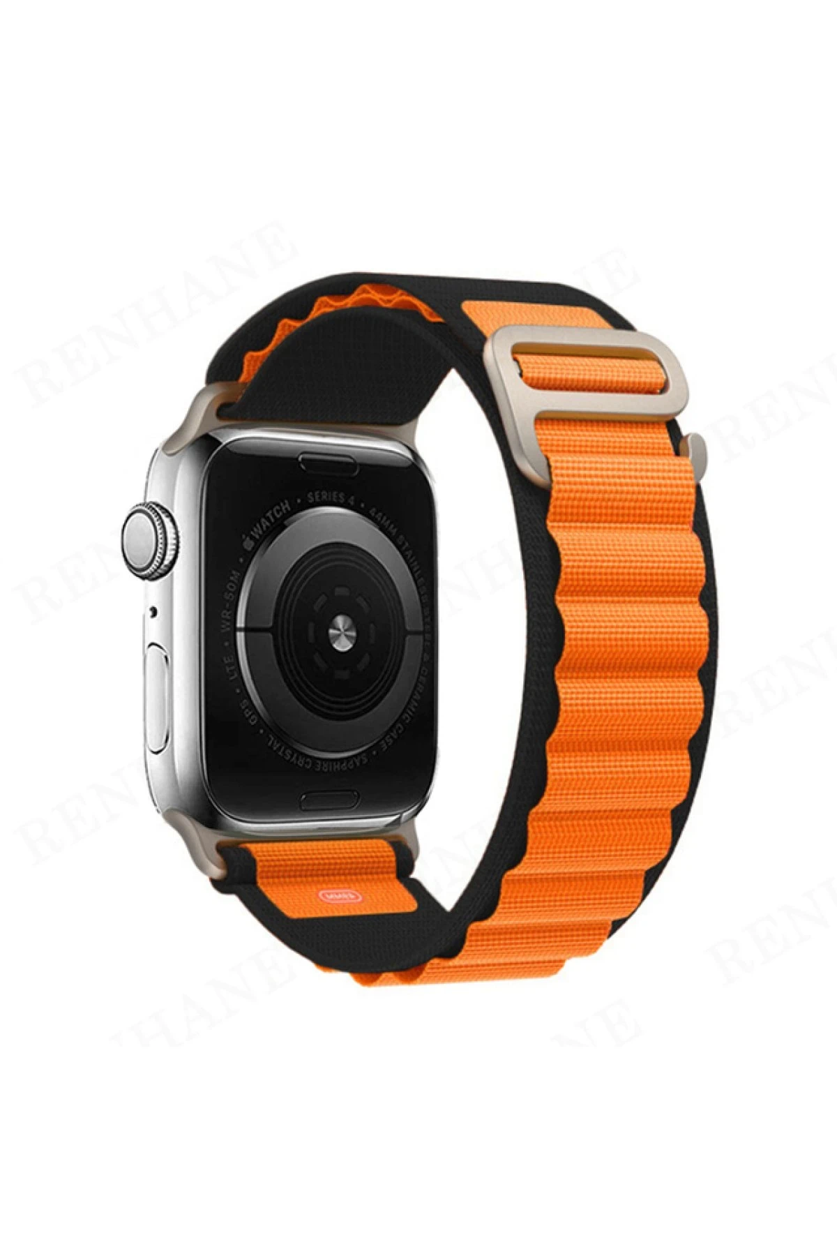 newface-apple-watch-ultra-49mm-mountain-kordon-siyah-turuncu-default Uray store Apple Watch Ultra 49mm Mountain Kordon - Siyah-Turuncu - Görsel 1