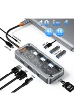 Uray store Dönüştürücü 10in1 Hub SW10V - Gri - Görsel 2