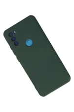 Uray store General Mobile GM 21 Plus Kılıf Nano içi Kadife Silikon - Koyu Yeşil - Görsel 2