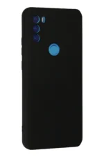 Uray store General Mobile GM 21 Plus Kılıf Nano içi Kadife Silikon - Siyah - Görsel 2