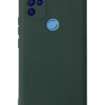 Uray store General Mobile GM 21 Pro Kılıf Nano içi Kadife Silikon - Koyu Yeşil