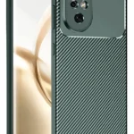 Uray store Honor 200 Kılıf Auto Focus Karbon Kapak - Koyu Yeşil