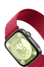 Uray store Huawei Fit 4 Hasırlı Cırtcırtlı Kordon - Kırmızı - Görsel 2