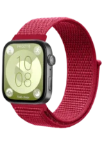 Uray store Huawei Fit 4 Hasırlı Cırtcırtlı Kordon - Kırmızı