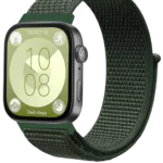 Uray store Huawei Fit 4 Hasırlı Cırtcırtlı Kordon - Koyu Yeşil