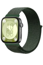 Uray store Huawei Fit 4 Hasırlı Cırtcırtlı Kordon - Koyu Yeşil