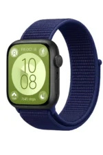 Uray store Huawei Fit 4 Hasırlı Cırtcırtlı Kordon - Lacivert-Mürdüm