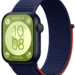 Uray store Huawei Fit 4 Hasırlı Cırtcırtlı Kordon - Lacivert-Turuncu
