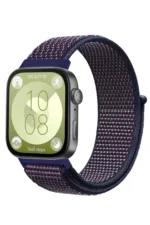 Uray store Huawei Fit 4 Hasırlı Cırtcırtlı Kordon - Mavi-Beyaz