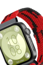 Uray store Huawei Fit 4 Star Kordon - Kırmızı-Siyah - Görsel 2