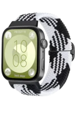 Uray store Huawei Fit 4 Star Kordon - Siyah-Beyaz