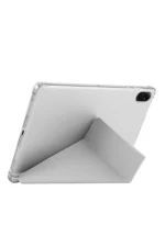 Uray store Huawei Honor Pad V9 Kılıf Kalemlikli Mars Tablet Kılıfı - Gri - Görsel 2