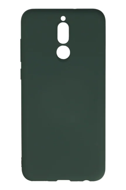 Uray store Huawei Mate 10 Lite Kılıf Nano içi Kadife Silikon - Koyu Yeşil