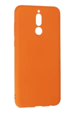 Uray store Huawei Mate 10 Lite Kılıf Nano içi Kadife Silikon - Turuncu - Görsel 3