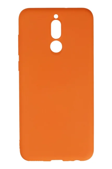 Uray store Huawei Mate 10 Lite Kılıf Nano içi Kadife Silikon - Turuncu