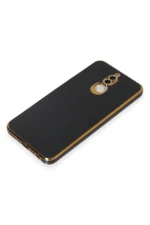 Uray store Huawei Mate 10 Lite Kılıf Volet Silikon - Siyah - Görsel 4
