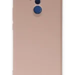 Uray store Huawei Mate 20 Lite Kılıf Nano içi Kadife Silikon - Pudra