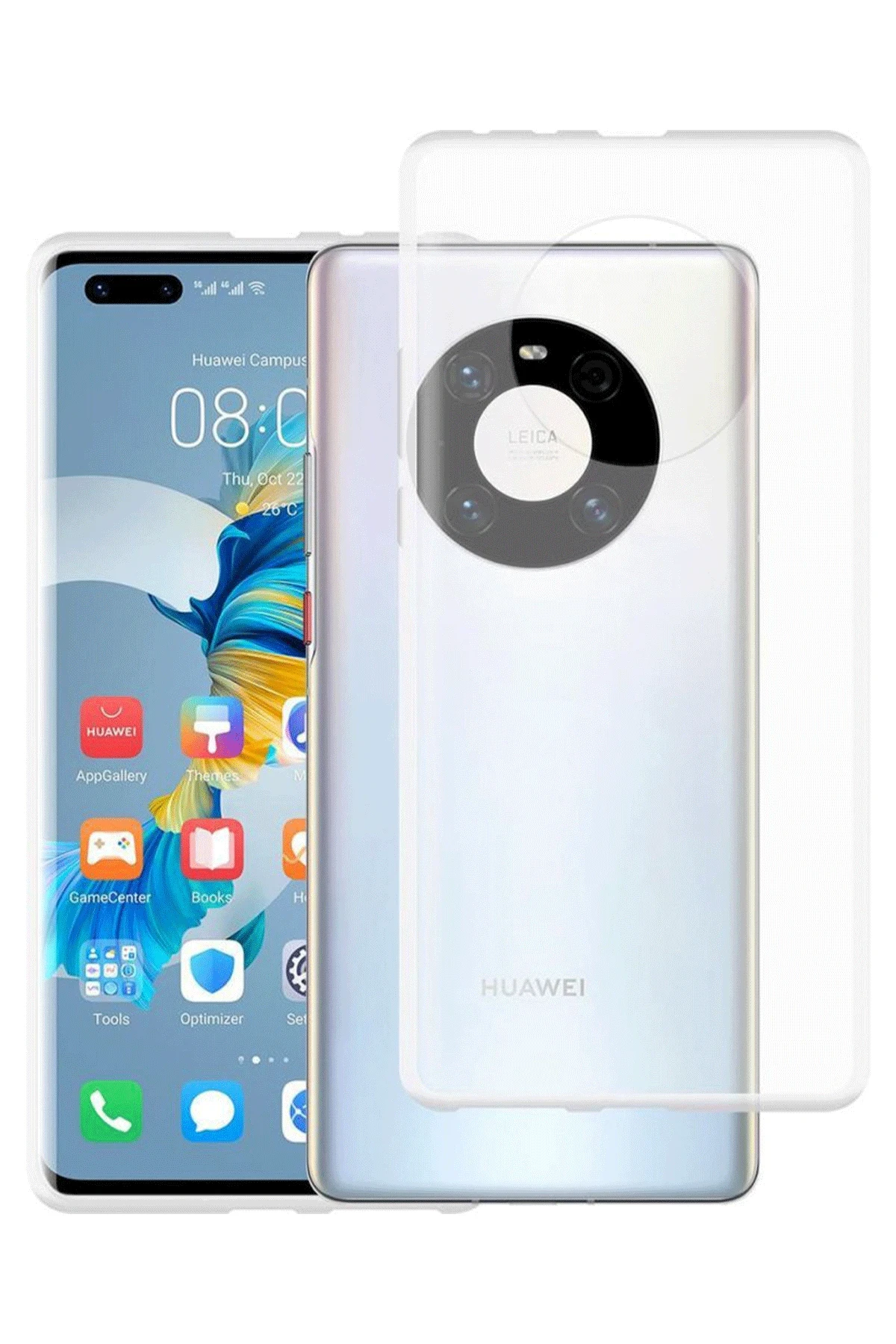 newface-huawei-mate-40-pro-kilif-lux-seffaf-silikon-default Uray store Huawei Mate 40 Pro Kılıf Lüx Şeffaf Silikon - Görsel 1