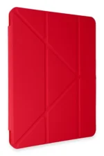 Uray store Huawei MatePad Air 11.5 Kılıf Kalemlikli Mars Tablet Kılıfı - Kırmızı - Görsel 2