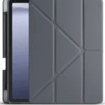 Uray store Huawei MatePad Air 11.5 Kılıf Kalemlikli Mars Tablet Kılıfı - Koyu Gri