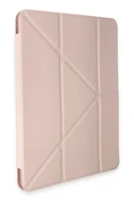 Uray store Huawei MatePad Air 11.5 Kılıf Kalemlikli Mars Tablet Kılıfı - Rose Gold - Görsel 2