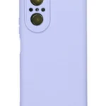 Uray store Huawei Nova 9 SE Kılıf Nano içi Kadife Silikon - Lila