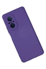 Uray store Huawei Nova 9 SE Kılıf Nano içi Kadife Silikon - Mor - Görsel 3