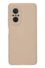Uray store Huawei Nova 9 SE Kılıf Nano içi Kadife Silikon - Pudra