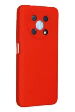 Uray store Huawei Nova Y90 Kılıf Nano içi Kadife Silikon - Kırmızı - Görsel 2