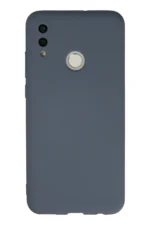 Uray store Huawei P Smart 2019 Kılıf Nano içi Kadife Silikon - Gri