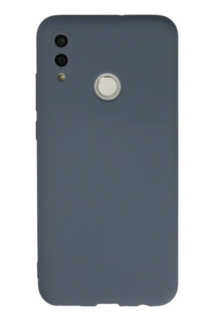 Uray store Huawei P Smart 2019 Kılıf Nano içi Kadife Silikon - Gri