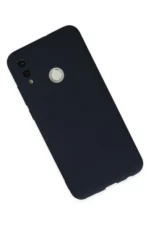 Uray store Huawei P Smart 2019 Kılıf Nano içi Kadife Silikon - Lacivert - Görsel 2