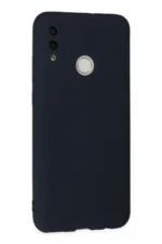 Uray store Huawei P Smart 2019 Kılıf Nano içi Kadife Silikon - Lacivert - Görsel 3