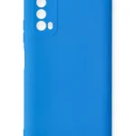Uray store Huawei P Smart 2021 Kılıf Nano içi Kadife Silikon - Mavi