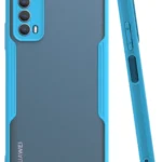 Uray store Huawei P Smart 2021 Kılıf Platin Silikon - Mavi
