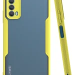 Uray store Huawei P Smart 2021 Kılıf Platin Silikon - Sarı