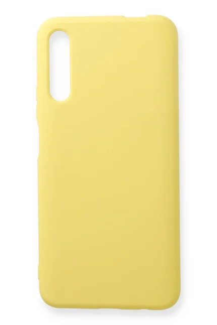 Uray store Huawei P Smart Pro / Y9S Kılıf Nano içi Kadife Silikon - Sarı