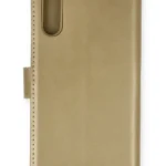 Uray store Huawei P Smart S Kılıf Trend S Plus Kapaklı Kılıf - Gold