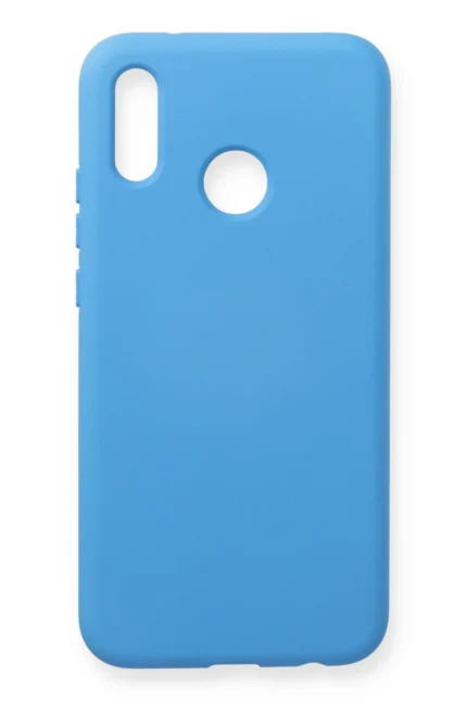 Uray store Huawei P20 Lite Kılıf Nano içi Kadife Silikon - Mavi