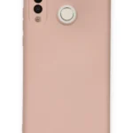 Uray store Huawei P30 Lite Kılıf Nano içi Kadife Silikon - Pudra