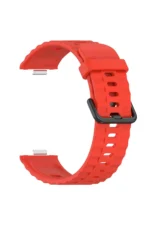 Uray store Huawei Watch Fit 3 Klasik Kordon - Kırmızı - Görsel 2