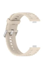 Uray store Huawei Watch Fit 3 Klasik Kordon - Krem - Görsel 3