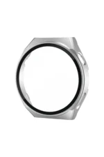 Uray store Huawei Watch GT3 Pro 46mm Dota Camlı Kasa Ekran Koruyucu - Gümüş - Görsel 2