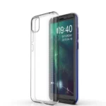 Uray store Huawei Y5P Kılıf Lüx Şeffaf Silikon - Şeffaf