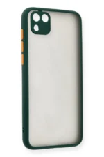 Uray store Huawei Y5P Kılıf Montreal Silikon Kapak - Yeşil - Görsel 2