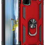 Uray store Huawei Y5P Kılıf Sofya Yüzüklü Silikon Kapak - Kırmızı